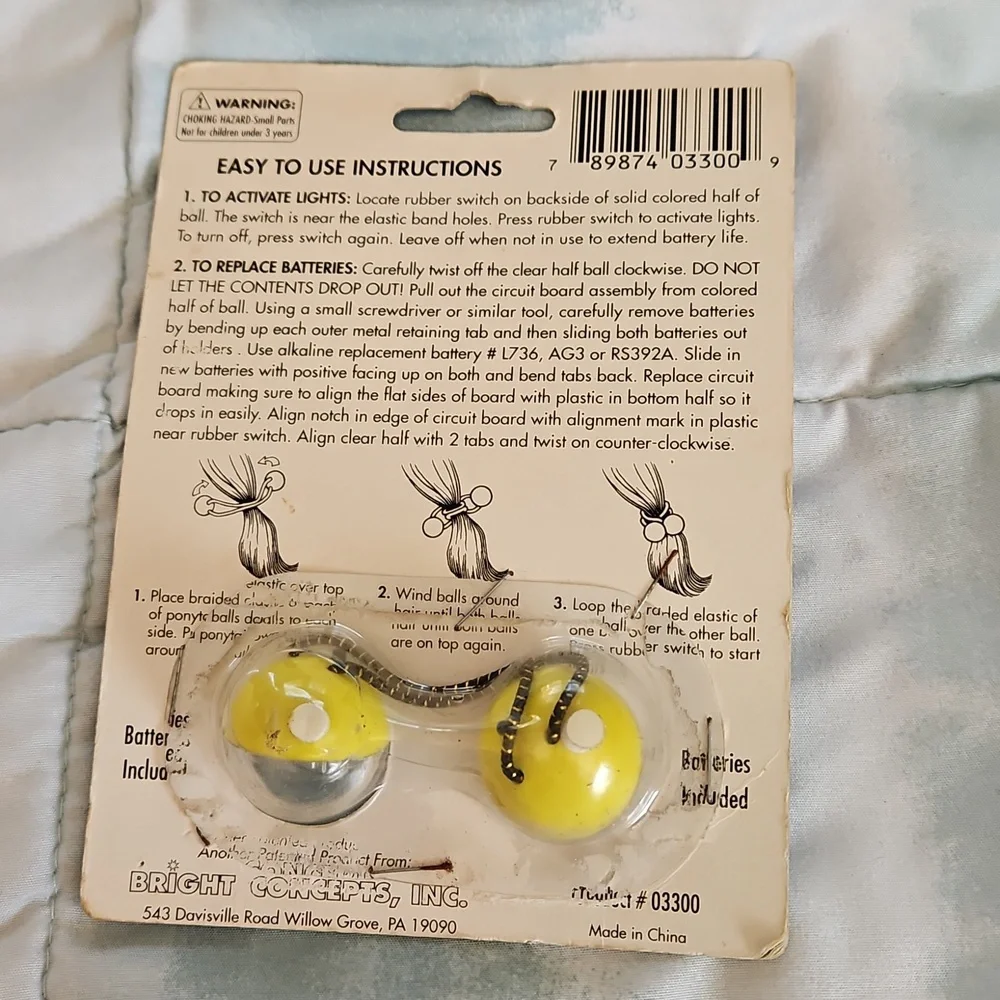 NWT Vintage Pony Brites Ponytail Holders